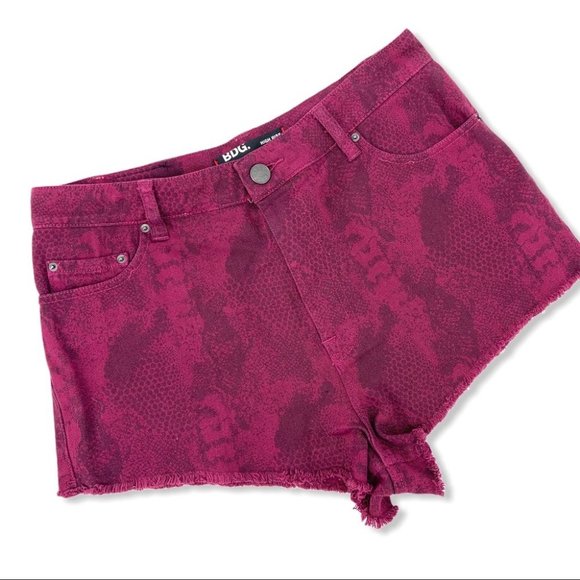 Urban Outfitters BDG Python High Rise Cheeky Short - Picture 1 of 10